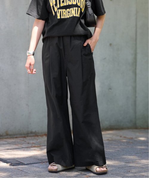 コットンナイロンギャザーワイドパンツ FRAMeWORK