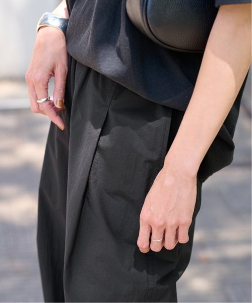 コットンナイロンギャザーワイドパンツ FRAMeWORK