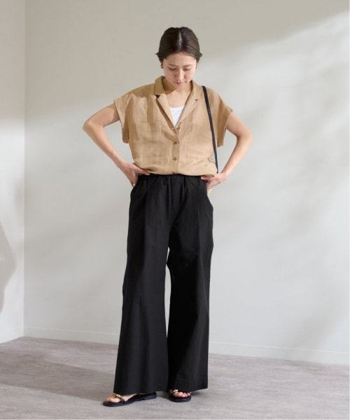 コットンナイロンギャザーワイドパンツ FRAMeWORK