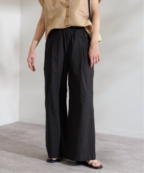 コットンナイロンギャザーワイドパンツ FRAMeWORK
