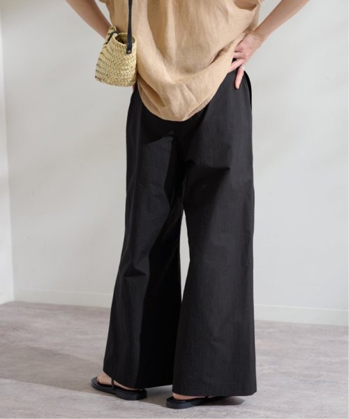 コットンナイロンギャザーワイドパンツ FRAMeWORK