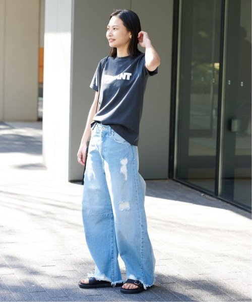 《追加》サイドカーブクラッシュデニム サックスブルー