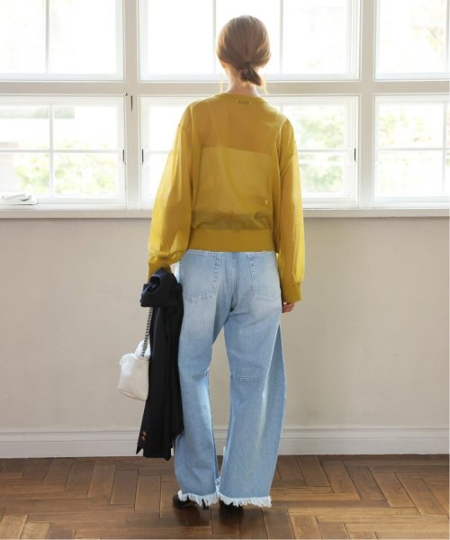 《追加》サイドカーブクラッシュデニム サックスブルー