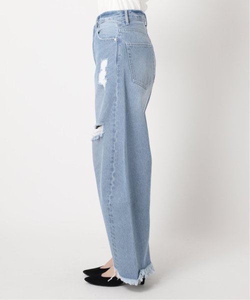 《追加》サイドカーブクラッシュデニム サックスブルー