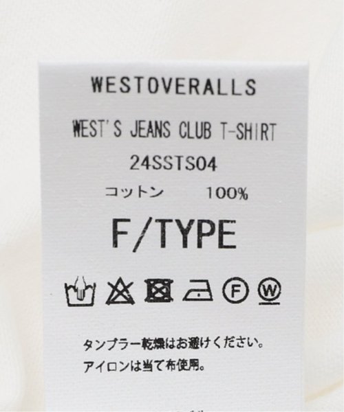 JOURNAL STANDARD(ジャーナルスタンダード)/【WESTOVERALLS / ウェストオーバーオールズ】WESTS JEANS CLUB T－SHIRT/img12