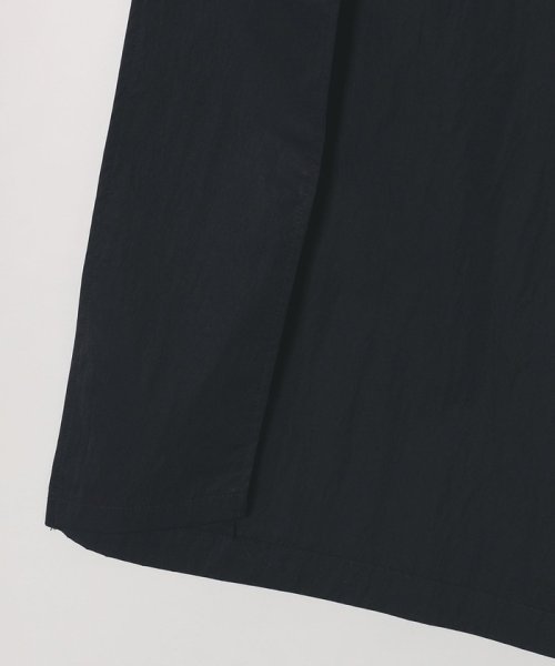 quaranciel:〈手洗い可能〉スタンドカラー ウエストドロー ロング コート quaranciel ONE