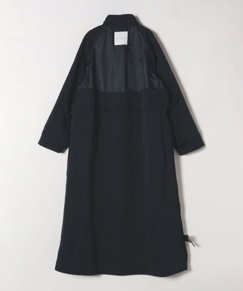 quaranciel:〈手洗い可能〉スタンドカラー ウエストドロー ロング コート quaranciel ONE