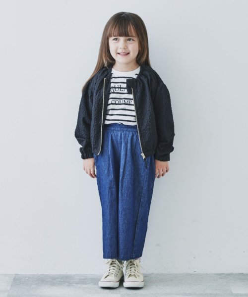 THE SHOP TK（KID）(ザ　ショップ　ティーケー（キッズ）)/【110－150/ママとおそろい風】花柄＆デニム スカートパンツ/img10