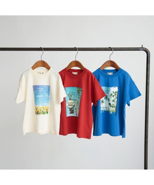 BRANSHES(ブランシェス)/フォトコラージュ半袖Tシャツ/img15