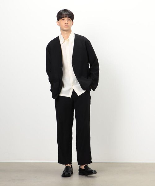 COMME CA ISM MENS(コムサイズム（メンズ）)/【セットアップ対応】楊柳ワッシャー ５分袖シャツ/img04