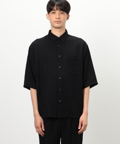 COMME CA ISM MENS(コムサイズム（メンズ）)/【セットアップ対応】楊柳ワッシャー ５分袖シャツ/img05