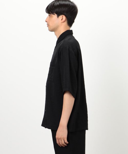 COMME CA ISM MENS(コムサイズム（メンズ）)/【セットアップ対応】楊柳ワッシャー ５分袖シャツ/img06