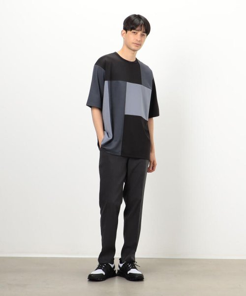 COMME CA ISM MENS(コムサイズム（メンズ）)/カラーブロック パッチワーク クルーネックＴシャツ/img04