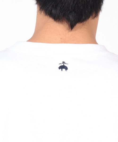 Brooks Brothers(ブルックス ブラザーズ（メンズ）)/【WEB限定】SS24 LOGO Series コットン ロゴプリント クルーネック ロングスリーブTシャツ/img07