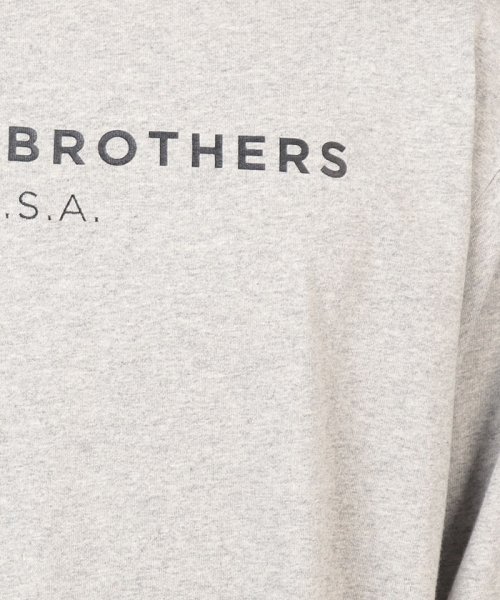 Brooks Brothers(ブルックス ブラザーズ（メンズ）)/【WEB限定】SS24 LOGO Series コットン ロゴプリント クルーネック ロングスリーブTシャツ/img06