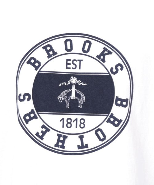 Brooks Brothers(ブルックス ブラザーズ（メンズ）)/【WEB限定】SS24 LOGO Series コットン ロゴプリント ロングスリーブ リンガーＴシャツ/img05