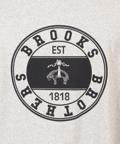 Brooks Brothers(ブルックス ブラザーズ（メンズ）)/【WEB限定】SS24 LOGO Series コットン ロゴプリント ロングスリーブ リンガーＴシャツ/img05