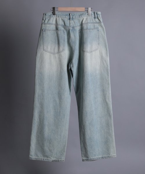 aimoha(aimoha（アイモハ）)/【aimoha neo】VINTAGE PROCESSED BAGGY JEANS/img19