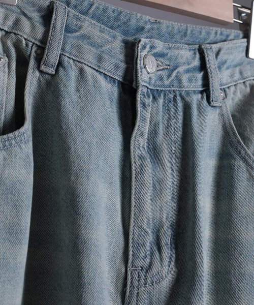 aimoha(aimoha（アイモハ）)/【aimoha neo】VINTAGE PROCESSED BAGGY JEANS/img23