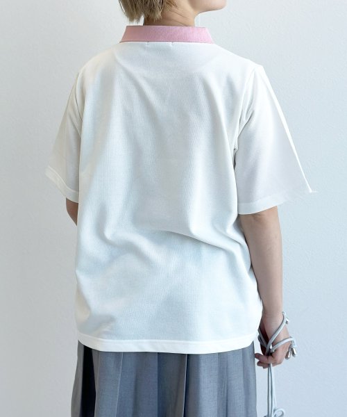 w closet(ダブルクローゼット)/スポーティーラガーTシャツ/img06