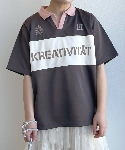 w closet(ダブルクローゼット)/スポーティーラガーTシャツ/img17