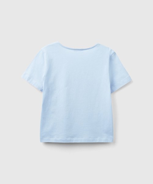 BENETTON (women)(ベネトン（レディース）)/クルーネックアシンメトリーサイドスリット半袖Tシャツ・カットソー/img27