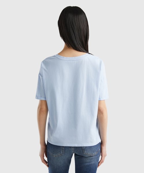 BENETTON (women)(ベネトン（レディース）)/花柄刺繍Vネック半袖Tシャツ・カットソー/img09