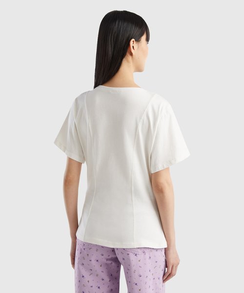 BENETTON (women)(ベネトン（レディース）)/ボートネック半袖Tシャツ・カットソー/img14