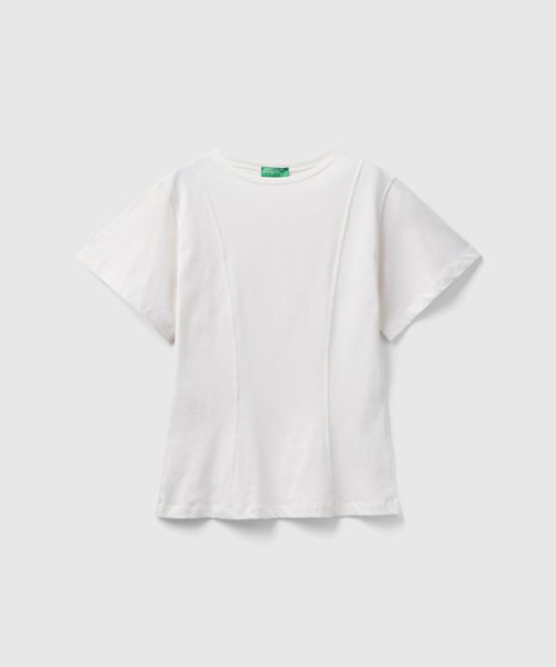 BENETTON (women)(ベネトン（レディース）)/ボートネック半袖Tシャツ・カットソー/img15