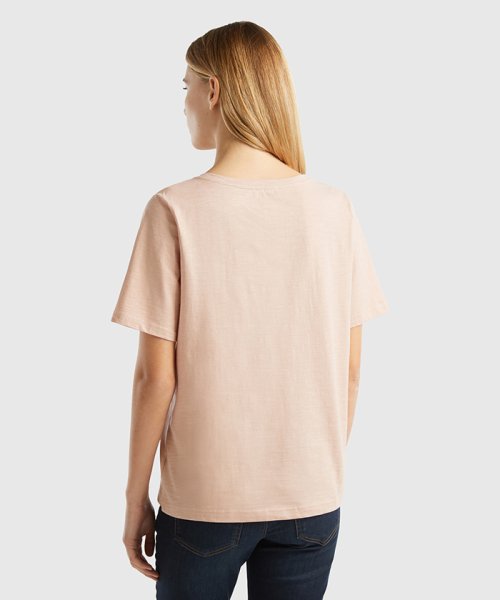 BENETTON (women)(ベネトン（レディース）)/Vネック半袖Tシャツ・カットソー/img01