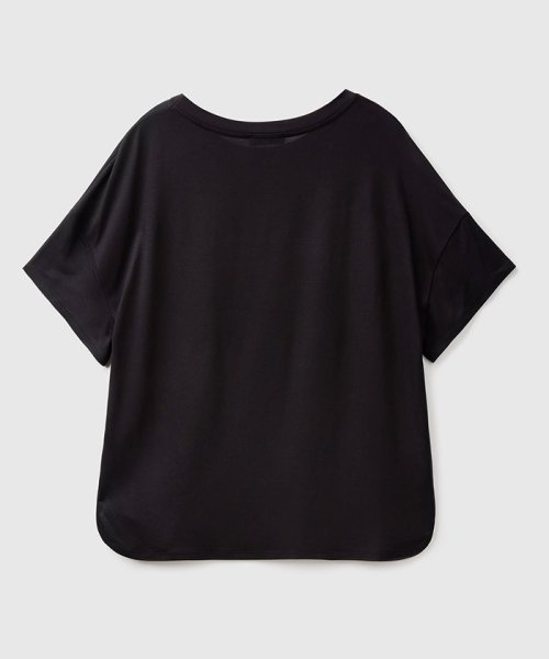 BENETTON (women)(ベネトン（レディース）)/クルーネックドロップショルダー半袖Tシャツ・カットソー/img11