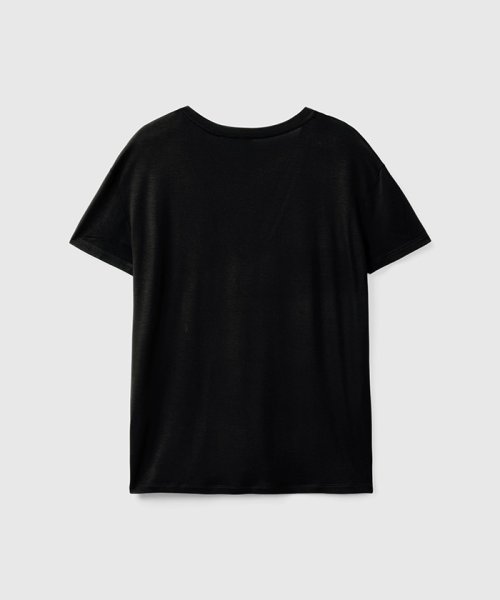 BENETTON (women)(ベネトン（レディース）)/ビスコースVネック半袖Tシャツ・カットソー/img11