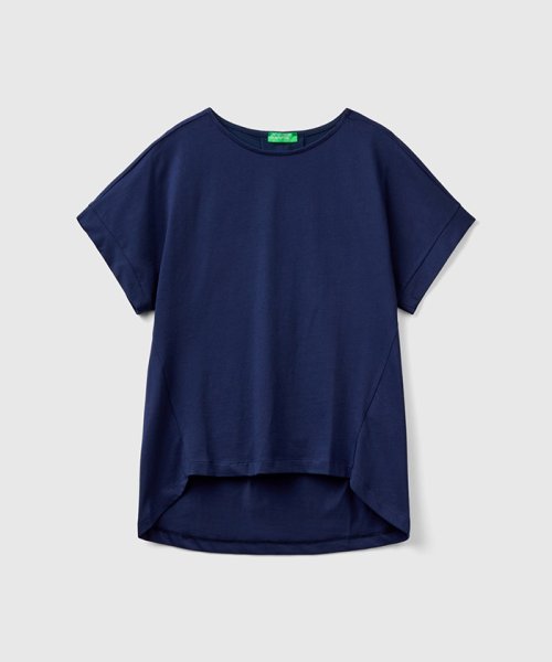 BENETTON (women)(ベネトン（レディース）)/クルーネックバックプリーツ半袖Tシャツ・カットソー/img10