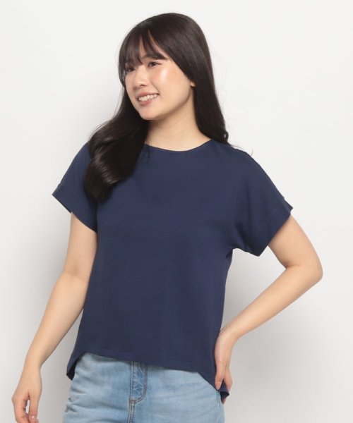 BENETTON (women)(ベネトン（レディース）)/クルーネックバックプリーツ半袖Tシャツ・カットソー/img12