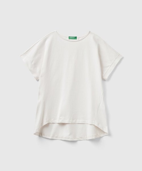 BENETTON (women)(ベネトン（レディース）)/クルーネックバックプリーツ半袖Tシャツ・カットソー/img18