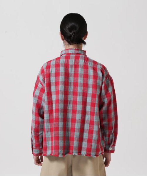 RoyalFlash(ロイヤルフラッシュ)/SAINT MICHAEL/セント マイケル/FRNL CHECK SHIRTS/RD＋BU/img05