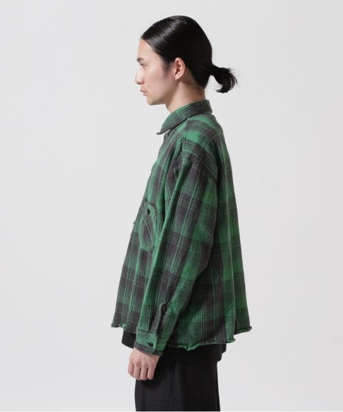 RoyalFlash(ロイヤルフラッシュ)/SAINT MICHAEL/セント マイケル/FRNL CHECK SHIRTS/GRN＋BK/img03