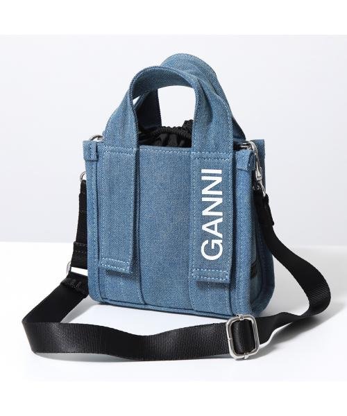 GANNI(ガニー)/GANNI ショルダーバッグ Recycled Tech Mini Tote Denim/img05