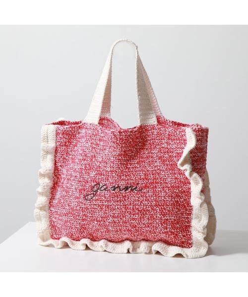 GANNI(ガニー)/GANNI トートバッグ Cotton Crochet Frill Tote/img04