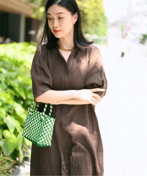 journal standard  L'essage (ジャーナルスタンダード　レサージュ)/《追加》フレンチリネンスキッパーワンピース/img08