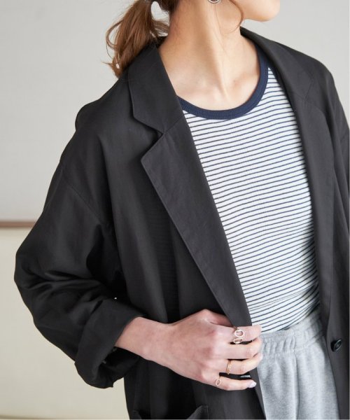 シアーコットンツイルルーズジャケット Spick