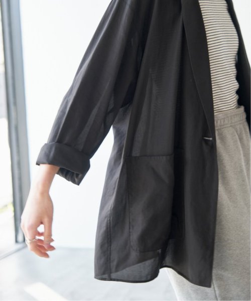 シアーコットンツイルルーズジャケット Spick