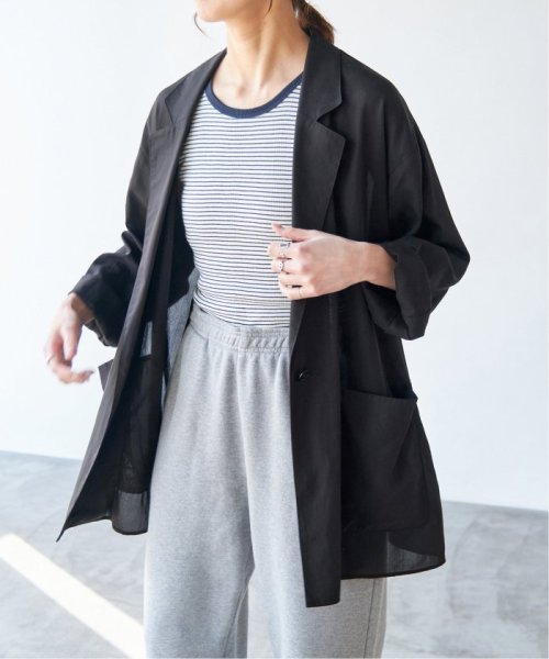 シアーコットンツイルルーズジャケット Spick