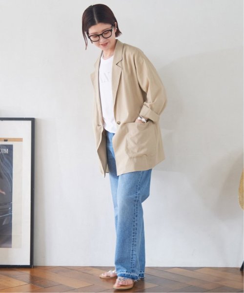 シアーコットンツイルルーズジャケット Spick