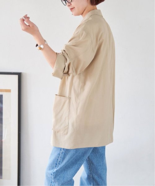 シアーコットンツイルルーズジャケット Spick