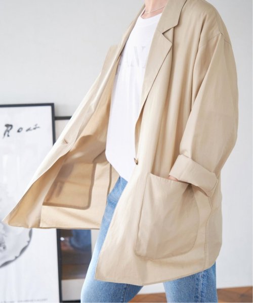 シアーコットンツイルルーズジャケット Spick