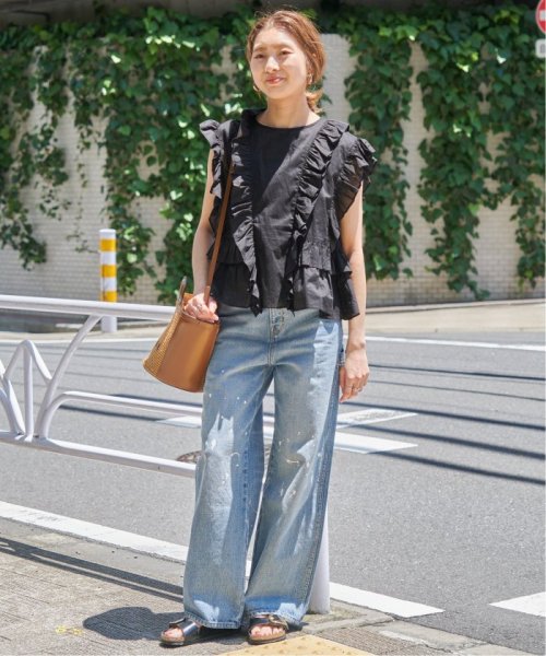 5 1/2 PAINTER DENIM 1/2 Spick アテンション はブルーのみに該当します 160cm　着用サイズ 163cm　着用サイズ