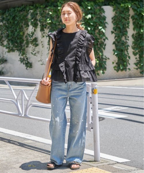 5 1/2 PAINTER DENIM 1/2 Spick アテンション はブルーのみに該当します 160cm　着用サイズ 163cm　着用サイズ