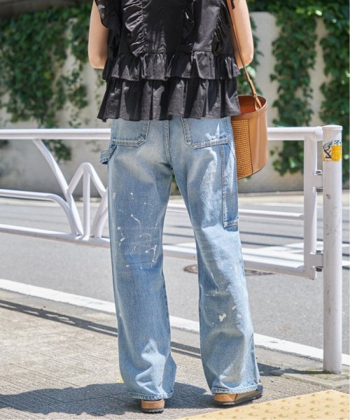 5 1/2 PAINTER DENIM 1/2 Spick アテンション はブルーのみに該当します 160cm　着用サイズ 163cm　着用サイズ