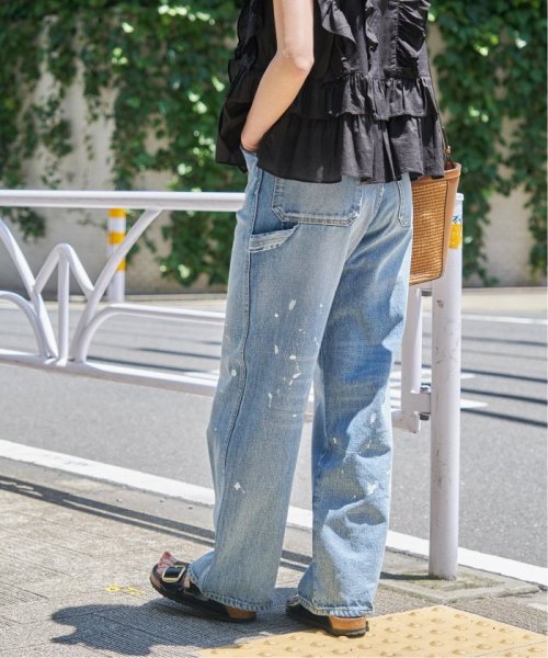 5 1/2 PAINTER DENIM 1/2 Spick アテンション はブルーのみに該当します 160cm　着用サイズ 163cm　着用サイズ